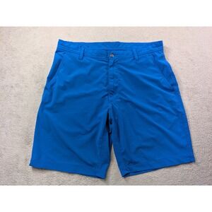 FootJoy Mens Performance Golf Shorts Blue Size 34 W34 Stretch Flat Front FJ